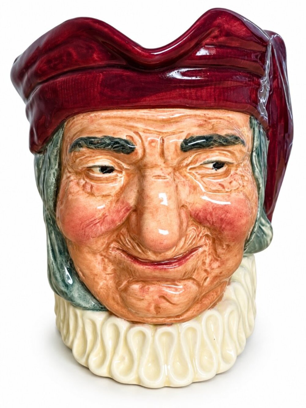 Royal Doulton Simon The Cellarer Character Jug Vintage England Toby 6" High